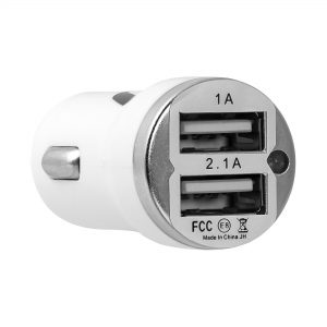 Cargador Argom Tech para auto de 2.1A con 2 puertos USB ARG-AC-0102