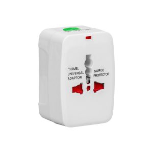 Adaptador Argom Tech Universal de viaje / Blanco ARG-AC-0297WT