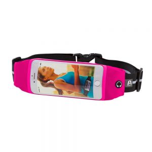 Cinturón deportivo Argom Tech con soporte de pantalla táctil para celulares ARG-AC-0431PK