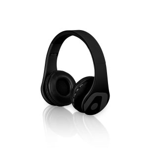 Auriculares Argom Tech VIBE inalámbricos BT (Bluetooth) en negro ARG-HS-2552BK