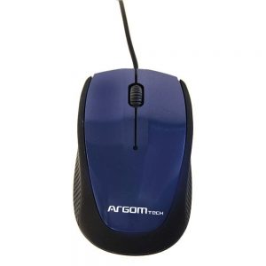 Ratón Argom Tech 3D MS14 óptico con cable en azul ARG-MS-0014L