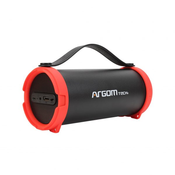 Parlante Argom Tech BAZOOKA AIR TWS BT (Bluetooth) Negro con rojo ARG-SP-3100RD