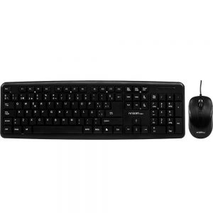 Teclado y mouse clásico combo Argom Tech en español ARG-KB-7418