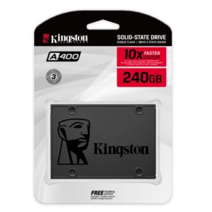 Disco de estado solido (SSD) Kingston A400 de 240GB SATA III interno SA400S37/240G
